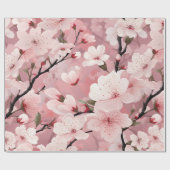 Papier Cadeau Fleur de Cerisier (Plat)