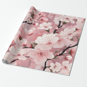 Papier Cadeau Fleur de Cerisier