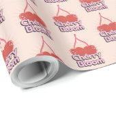 Papier Cadeau Fleur de cerisier (Coin rond)