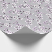 Papier Cadeau Fleur de cerisier délicate (Coin)
