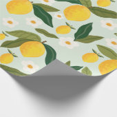 Papier Cadeau Fleur de citron vert (Coin)