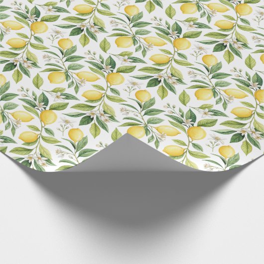 Papier Cadeau Fleur de citronnier (Coin)