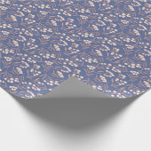 Papier Cadeau Fleur de coton blanc (Coin)