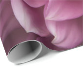 Papier Cadeau fleur de dahlia de printemps (Coin rond)