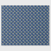 Papier Cadeau Fleur de galaxie (Plat)