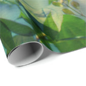 Papier Cadeau Fleur de jardin, Art  (Coin rond)