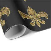 Papier Cadeau Fleur de Knight (Coin rond)