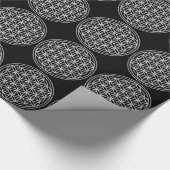 Papier Cadeau Fleur de la vie - blanc (Coin)