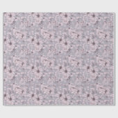 Papier Cadeau Fleur de Lavande Poussiéreuse (Plat)