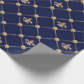 Papier Cadeau Fleur de Lis (Coin)