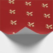 Papier Cadeau Fleur de lis (Coin)