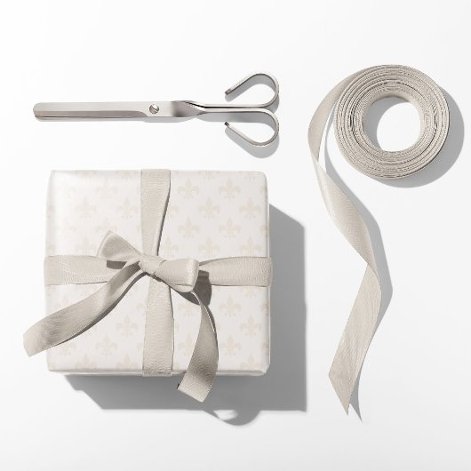Papier Cadeau Fleur de Lis