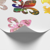 Papier Cadeau Fleur de Lis (Coin)