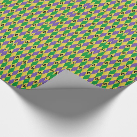 Papier Cadeau Fleur de lis (Coin)