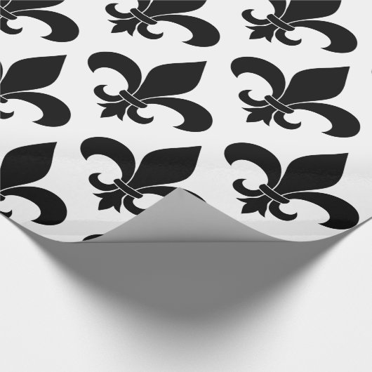 Papier Cadeau Fleur de lis Motif Classic (Coin)