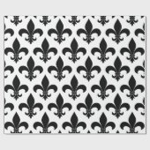Papier Cadeau Fleur de lis Motif Classic (Plat)