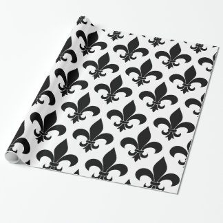 Papier Cadeau Fleur de lis Motif Classic