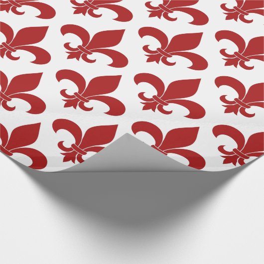 Papier Cadeau Fleur de lis Motif Classic (Coin)