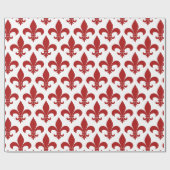 Papier Cadeau Fleur de lis Motif Classic (Plat)