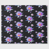 Papier Cadeau Fleur de Lotus (Plat)