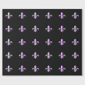 Papier Cadeau Fleur de Lys (Plat)