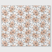 Papier Cadeau Fleur de Moka (Plat)