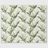Papier Cadeau Fleur de Muguet (Plat)