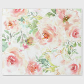 Papier Cadeau Fleur de naissance (Plat)