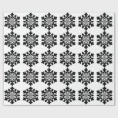Papier Cadeau Fleur de neige - fleur de vie (Plat)