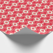 Papier Cadeau Fleur de Noël (Coin)