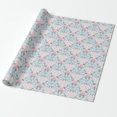 Papier Cadeau Fleur de papillon (Déroulé)