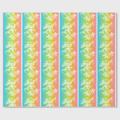 Papier Cadeau Fleur de Passion Arc-en-ciel (Plat)