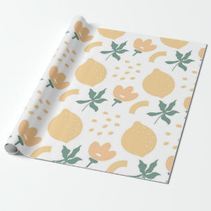 Papier Cadeau Fleur de pâte