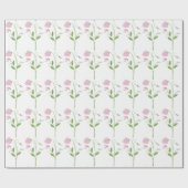 Papier Cadeau Fleur de pois doux (Plat)