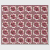 Papier Cadeau Fleur de rêve de Bourgogne (Plat)