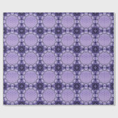Papier Cadeau Fleur de vie - Mandala - violet (Plat)