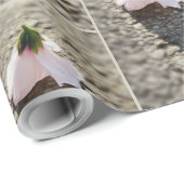 Papier Cadeau Fleur d'échecs (Coin rond)