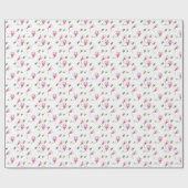 Papier Cadeau Fleur Délicate de Magnolia (Plat)