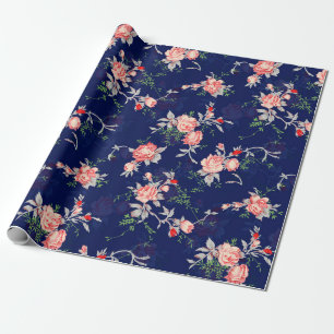 Papier Cadeau Fleur design florale sans joint, abstrait, floral,