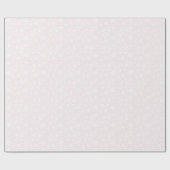 Papier Cadeau Fleur douce (blanc | Rose) (Plat)