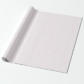 Papier Cadeau Fleur douce (blanc | Rose) (Déroulé)