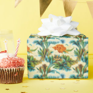 Papier Cadeau Fleur fractale dans les nuages