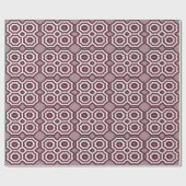 Papier Cadeau Fleur géométrique pastel (Plat)