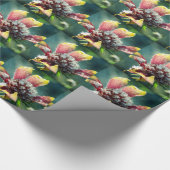 Papier Cadeau Fleur Givrée (Coin)