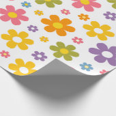 Papier Cadeau Fleur Groovy Power (Coin)