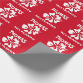 Papier Cadeau Fleur hawaïenne Mele Kalikimaka Fleur tropicale No (Coin)