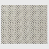 Papier Cadeau Fleur Historique (Plat)