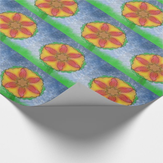 Papier Cadeau Fleur impeccable (Coin)