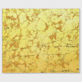 Papier Cadeau Fleur jaune (Plat)
