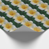 Papier Cadeau fleur jaune 2 (Coin)